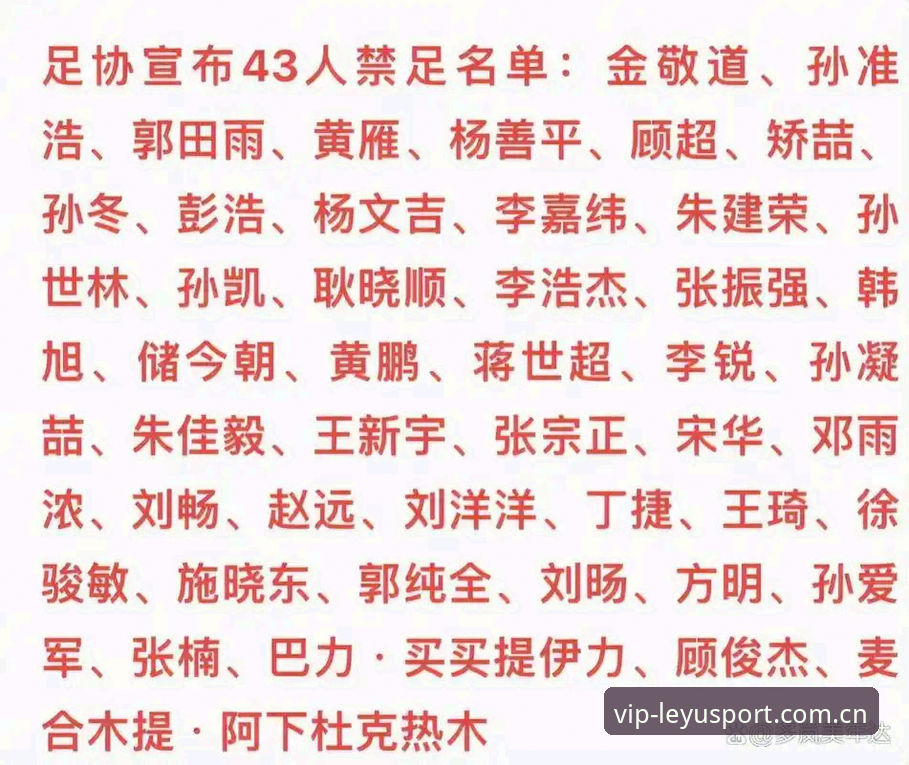 中国足协第三批禁足名单深度解析：17人终身禁赛背后的行业整顿风暴
